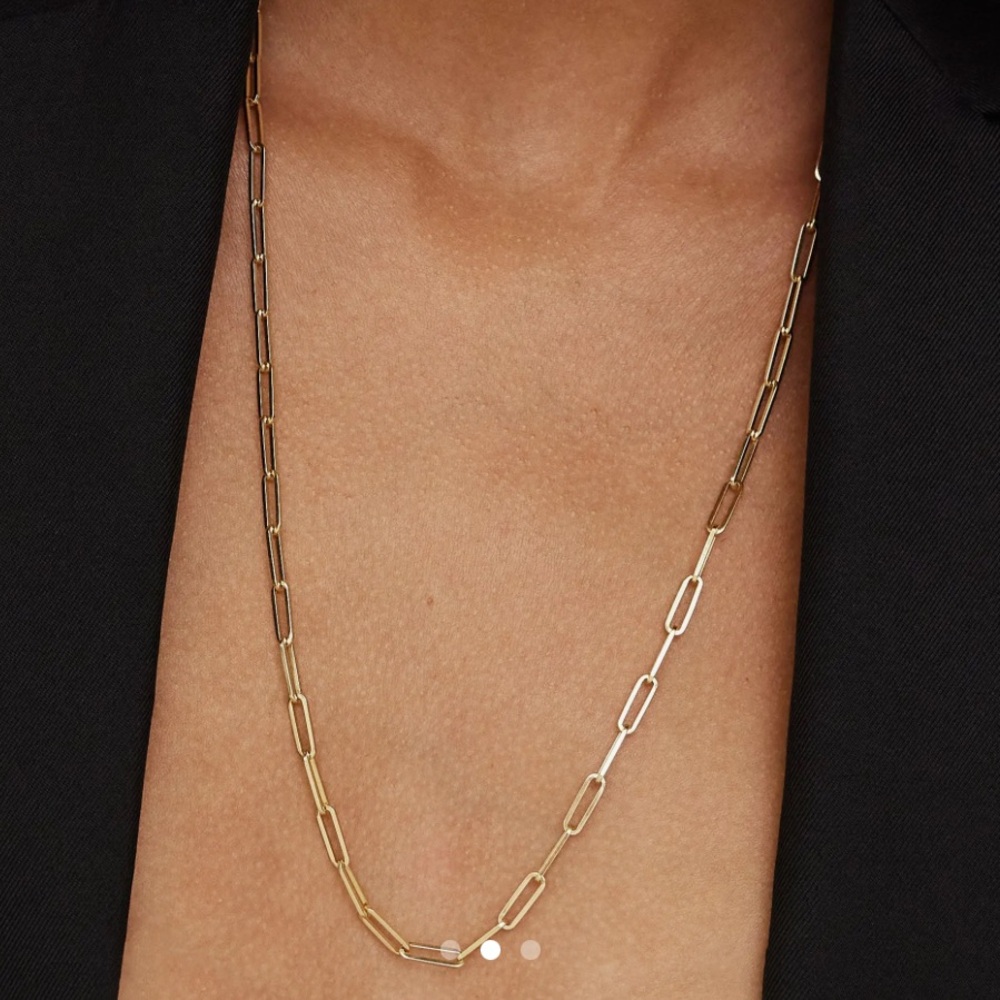 Jennifer Fisher 14k Long Link Necklace